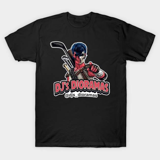 Casey Jones/ DJ Dioramas Mash up T-Shirt by djs_dioramas